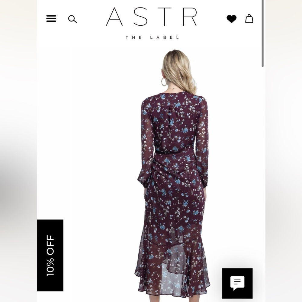 ASTR Side Cinched Mermaid Dress - Picture 3 of 6